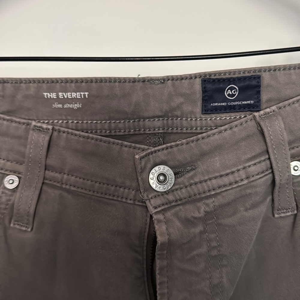 AG Adriano Goldschmied Men's Tan Bootcut Jeans - Picture 2 of 5